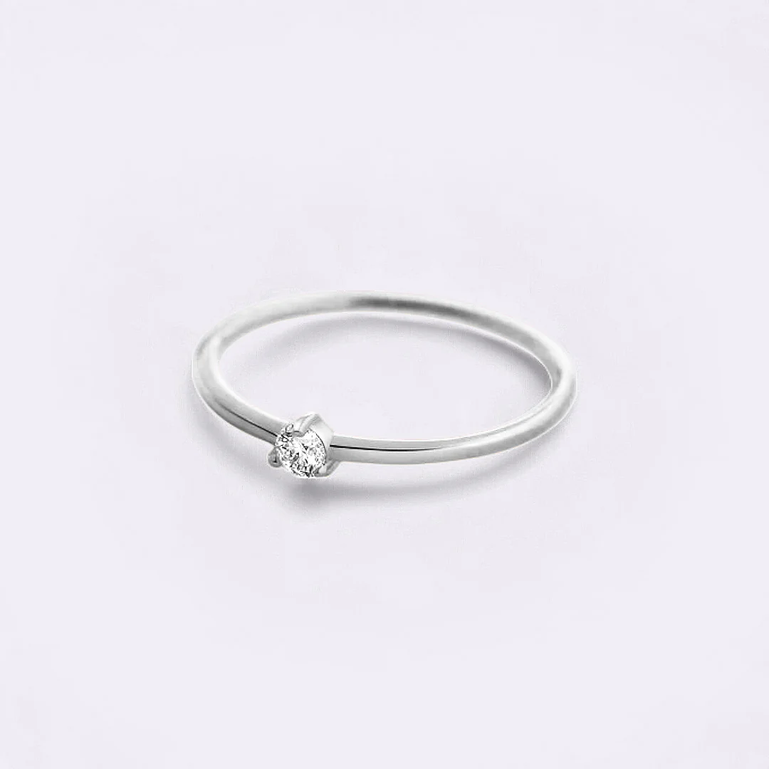 Tiny Diamond Ring - Image 18