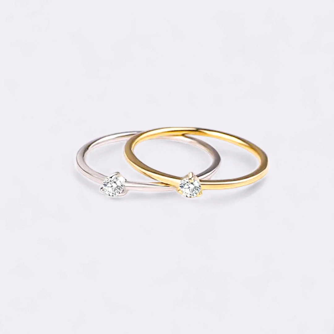 Tiny Diamond Ring - Image 19