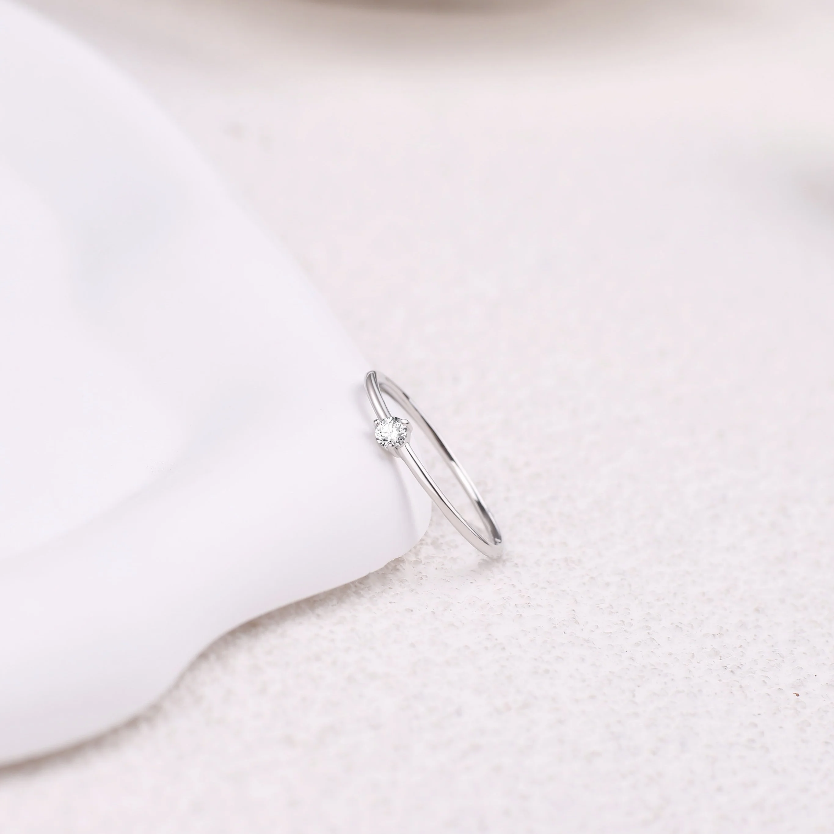 Tiny Diamond Ring - Image 8