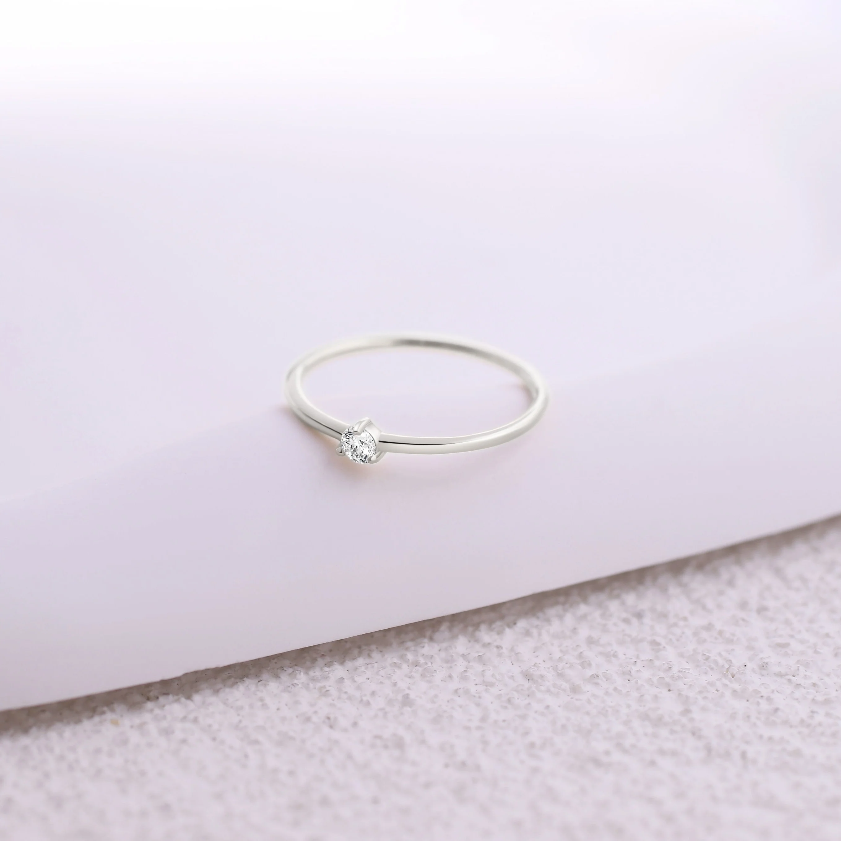 Tiny Diamond Ring - Image 9