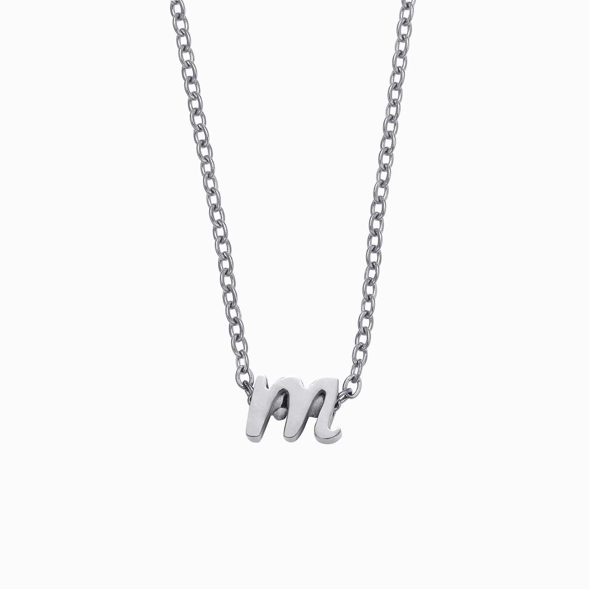 Tiny Script Initial Necklace - Image 80