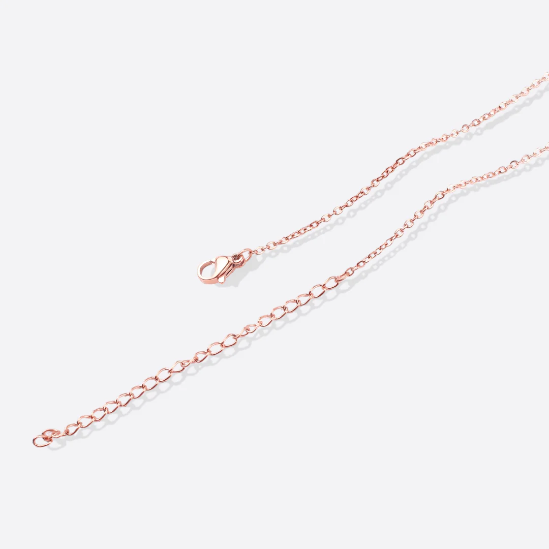 Tiny Script Initial Necklace - Image 92
