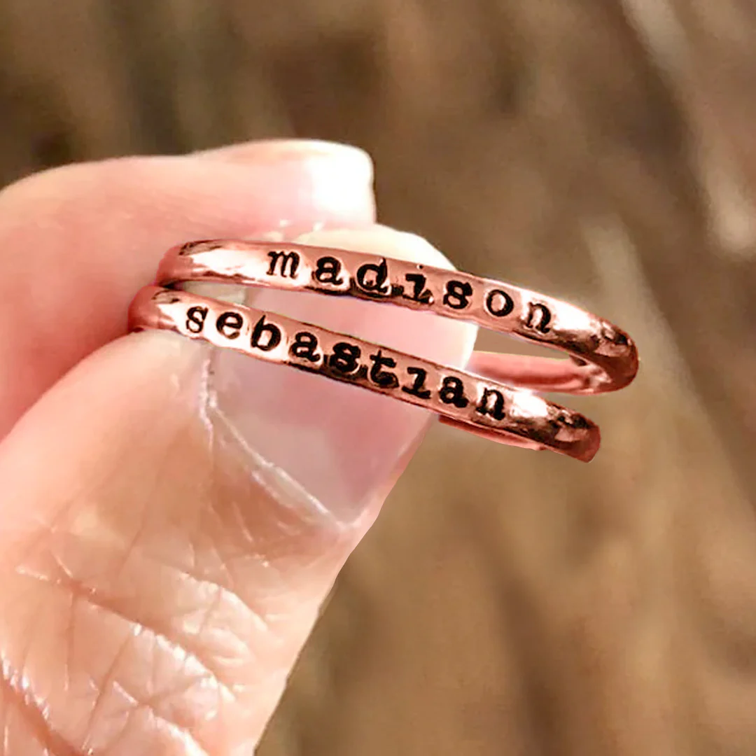 Tiny Stackable Name Ring - Image 13