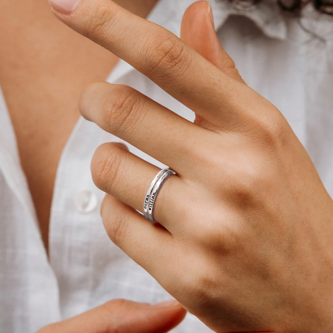 Tiny Stackable Name Ring - Image 18