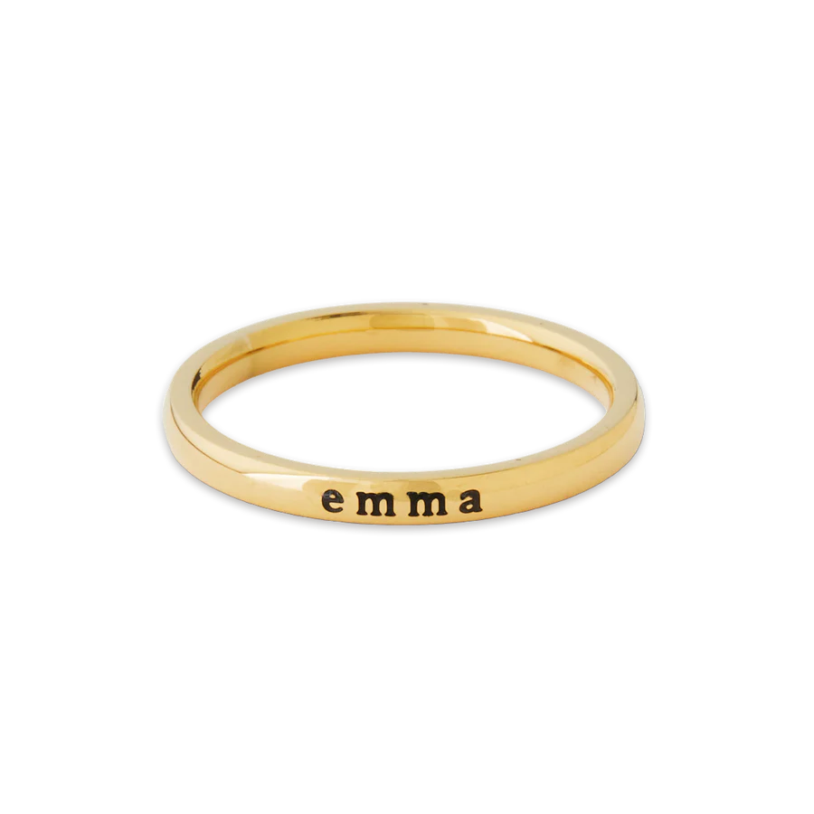 Tiny Stackable Name Ring - Image 30