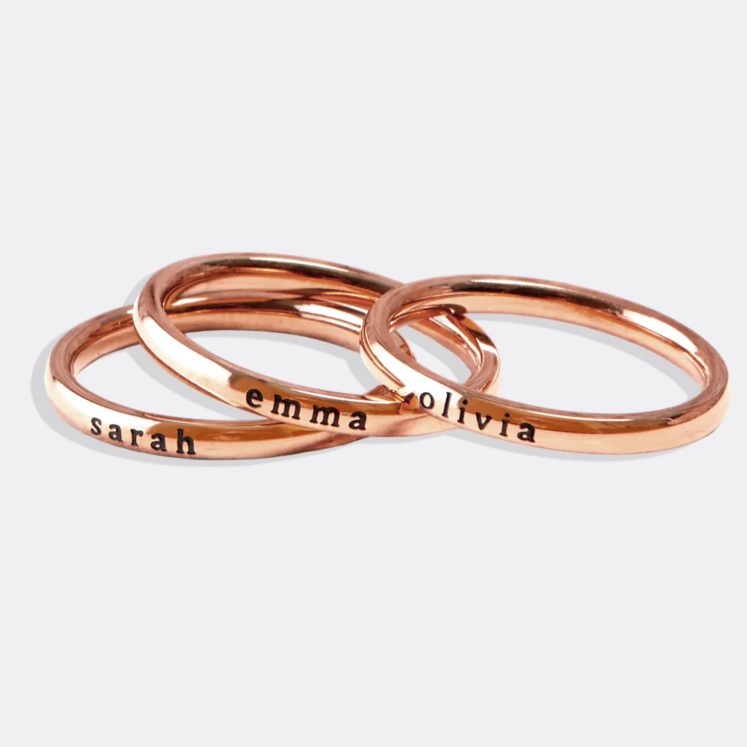 Tiny Stackable Name Ring - Image 37