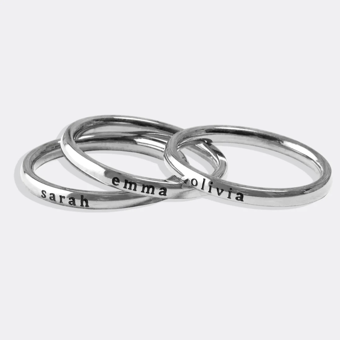 Tiny Stackable Name Ring - Image 38