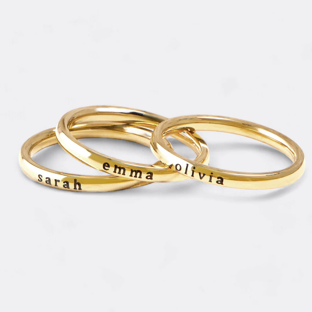 Tiny Stackable Name Ring - Image 39