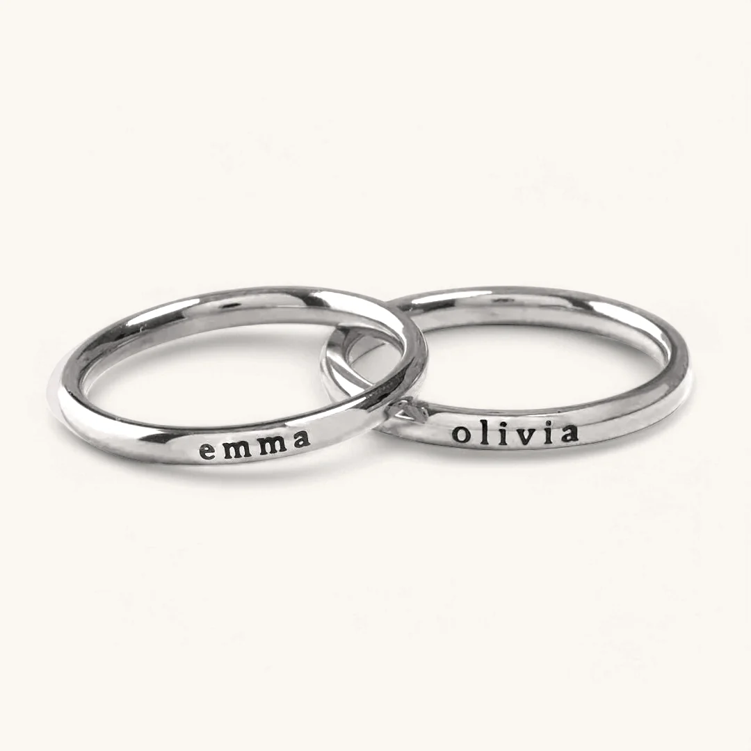 Tiny Stackable Name Ring - Image 42