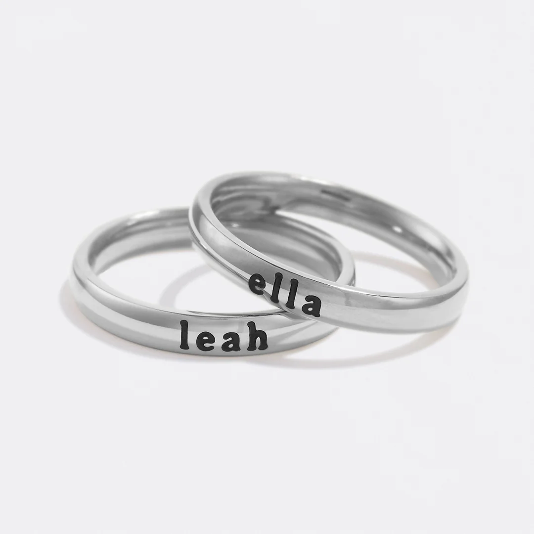 Tiny Stackable Name Ring - Image 45