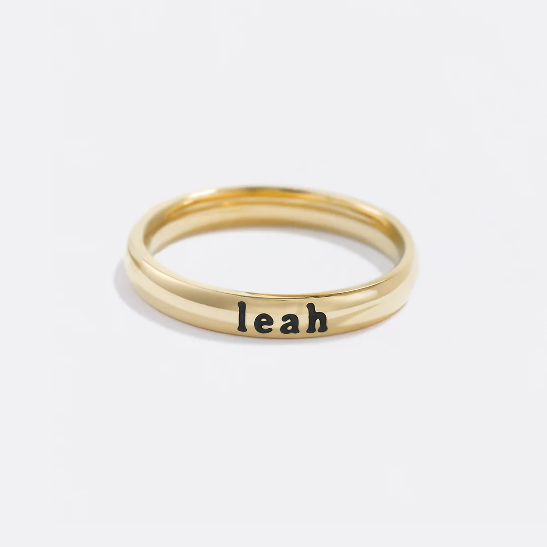 Tiny Stackable Name Ring - Image 49