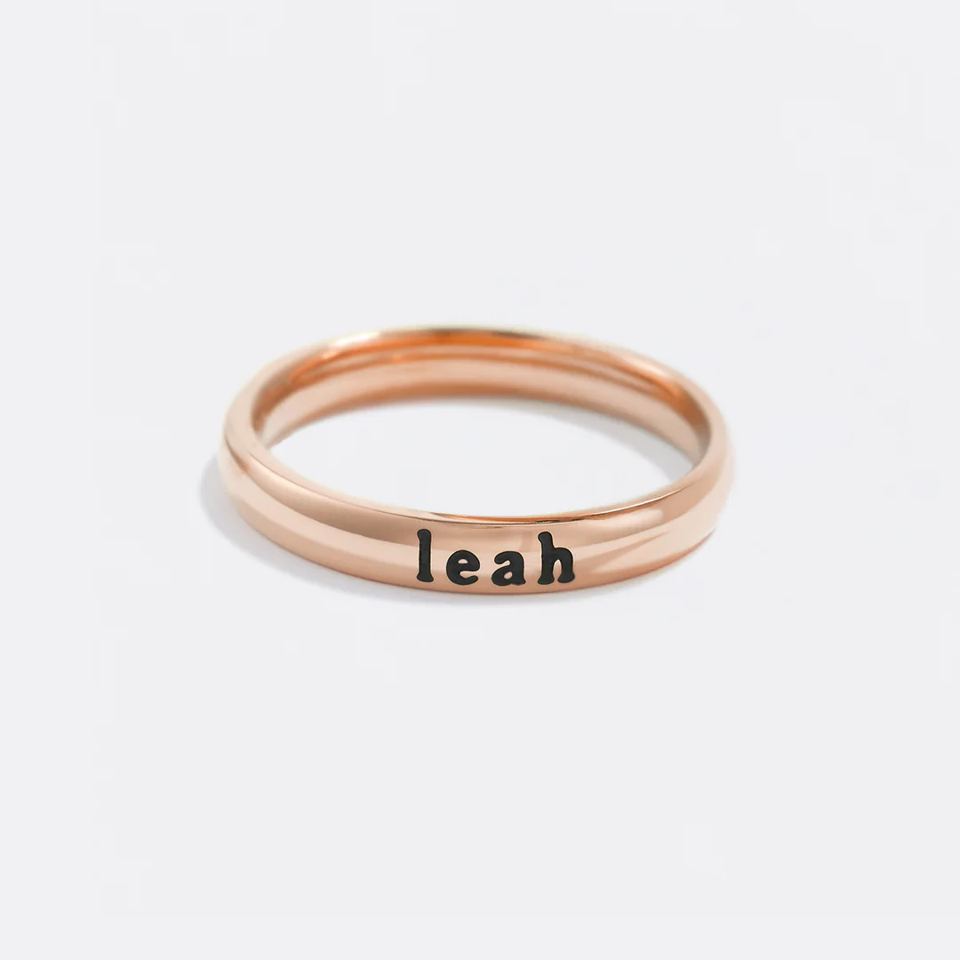 Tiny Stackable Name Ring - Image 50