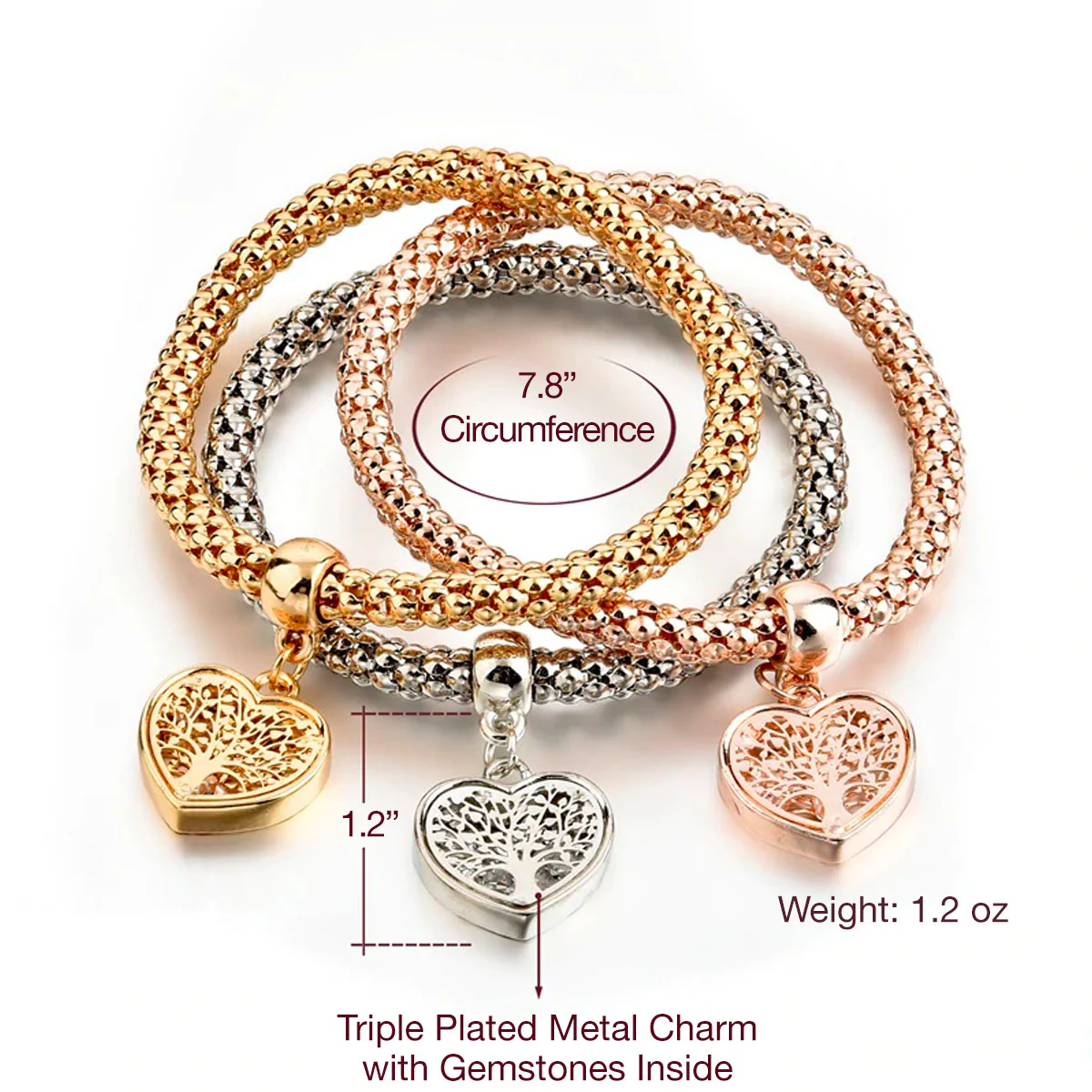 Tree of Life - Limited Edition Heart Charm Bracelet - Image 10