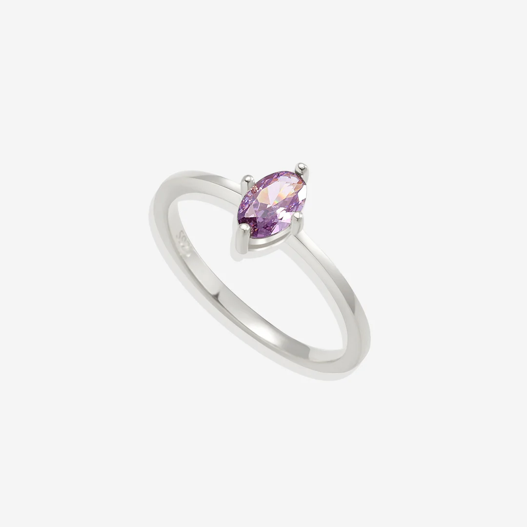 Birthstone Marquis-Cut Ring - Image 11