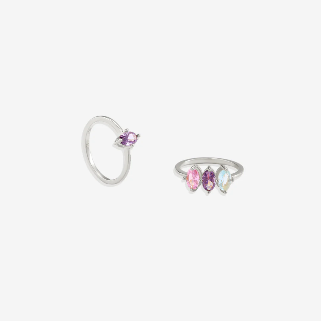 Birthstone Marquis-Cut Ring - Image 12