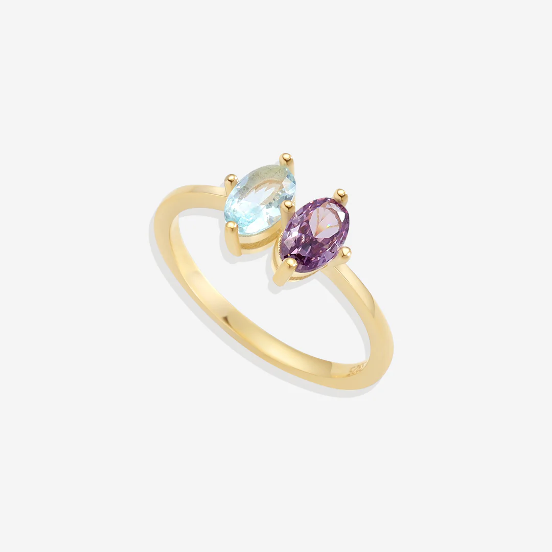 Birthstone Marquis-Cut Ring - Image 13