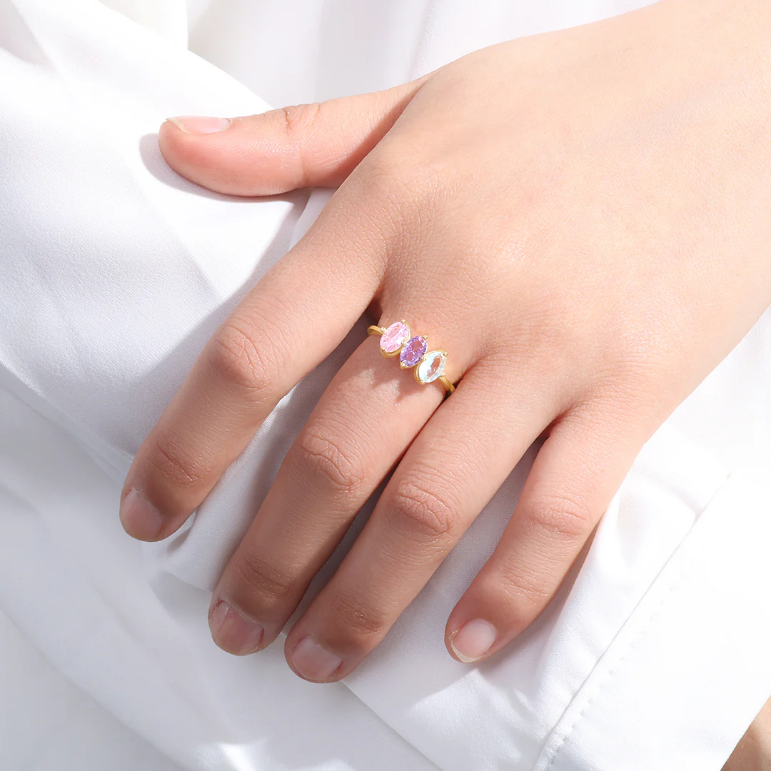 Birthstone Marquis-Cut Ring - Image 17