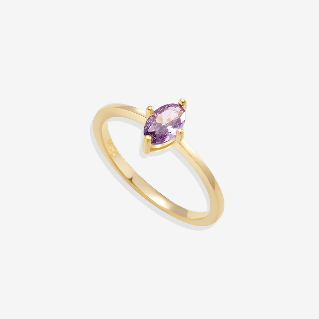 Birthstone Marquis-Cut Ring - Image 21