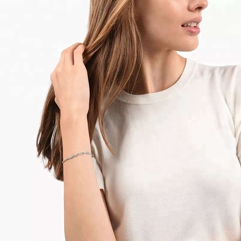 Triple Layer Satellite Chain Bracelet - Image 12