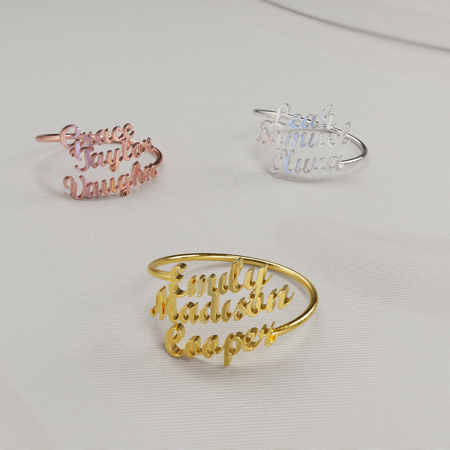 Triple Name Ring - Image 24
