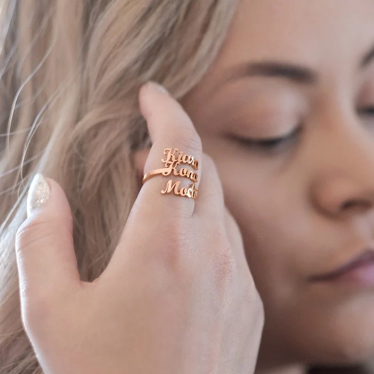 Triple Name Ring - Image 38