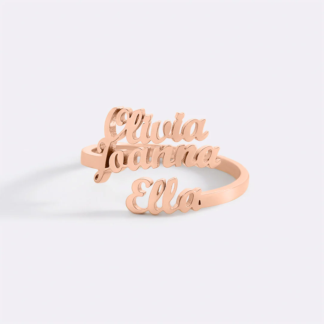 Triple Name Ring - Image 68