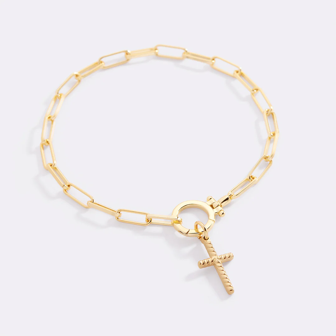 Twisted Cable Cross Charm - Image 6
