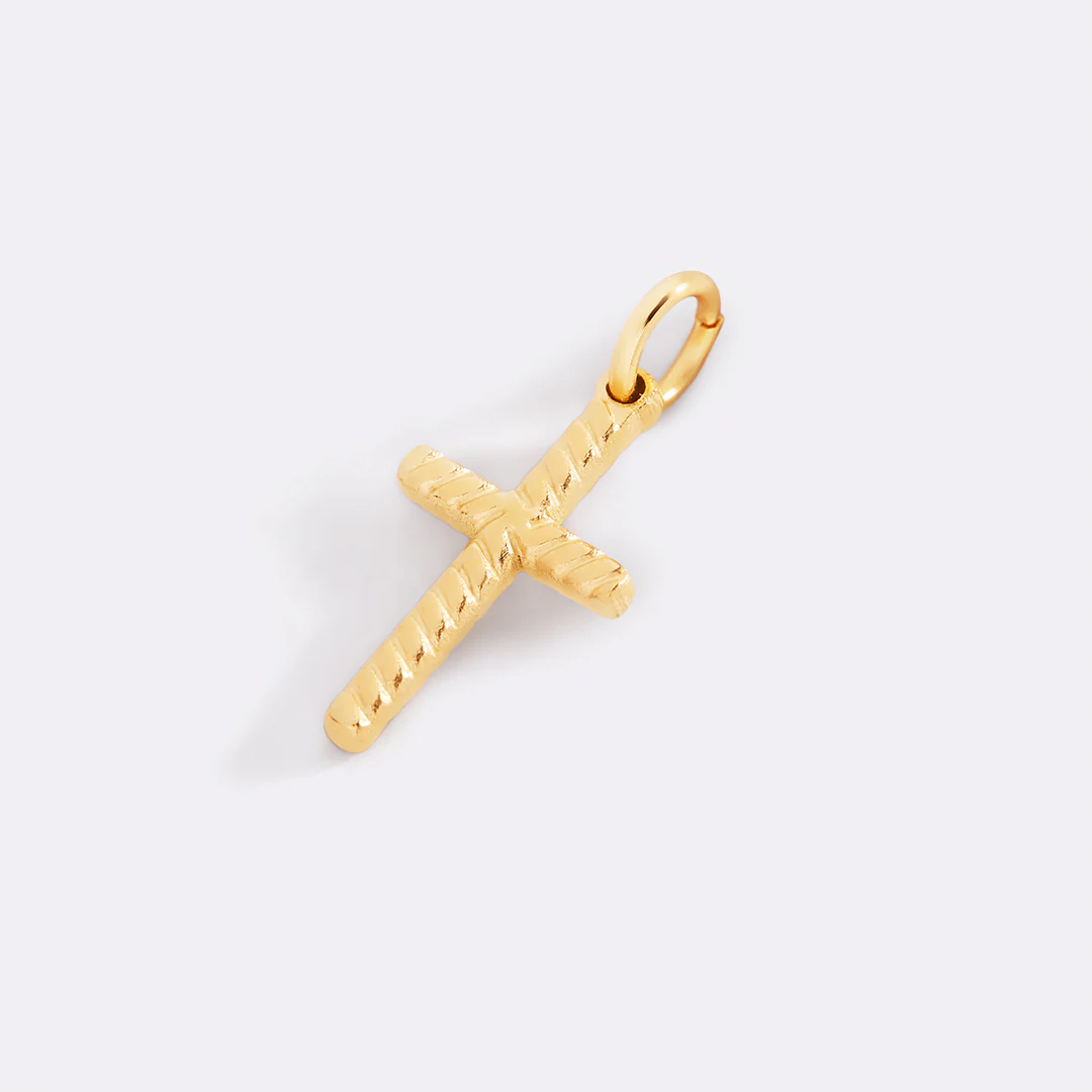 Twisted Cable Cross Charm - Image 7