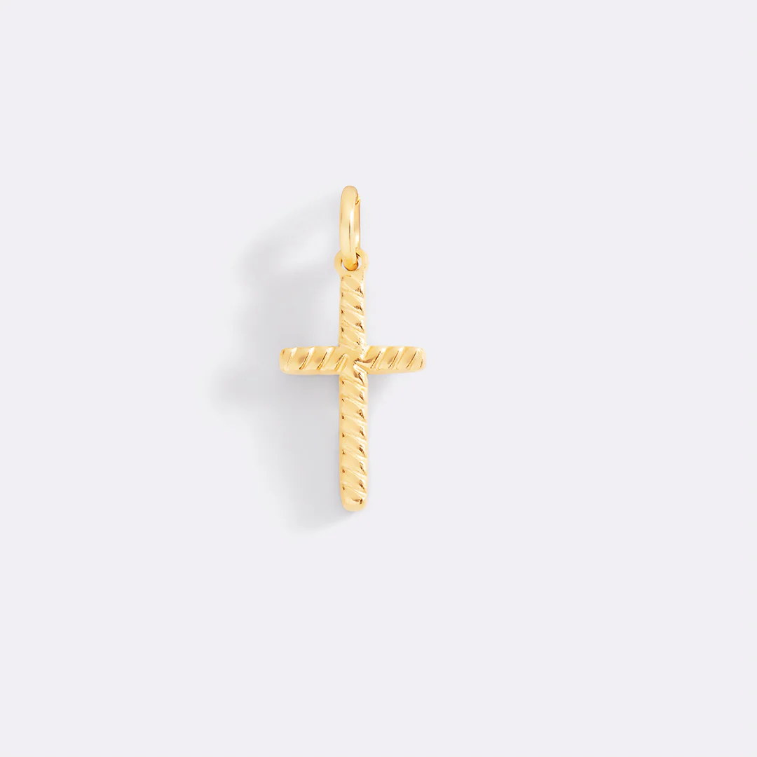 Twisted Cable Cross Charm - Image 8