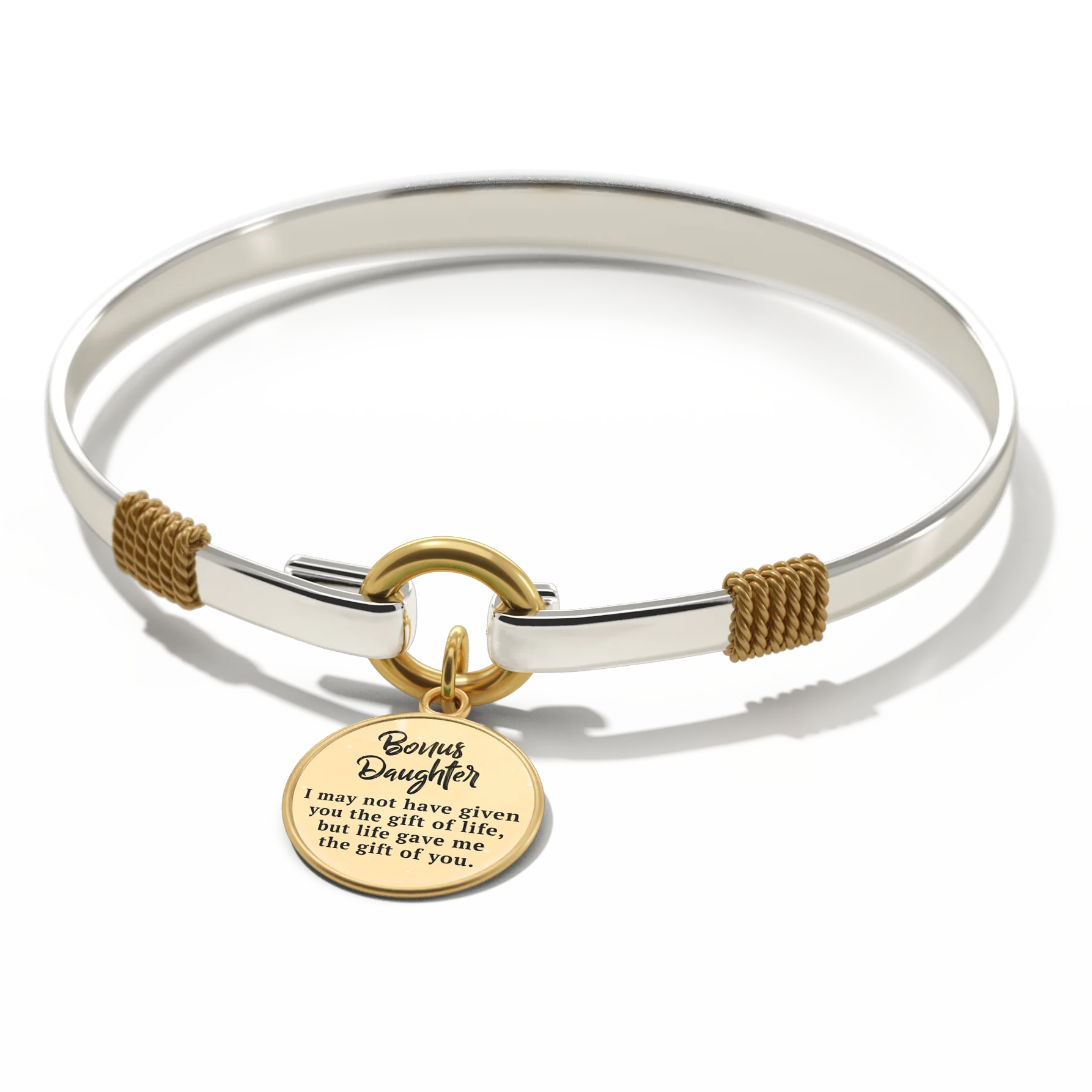 Bonus Daughter - Two-Tone Custom Charm Bracelet - Image 39