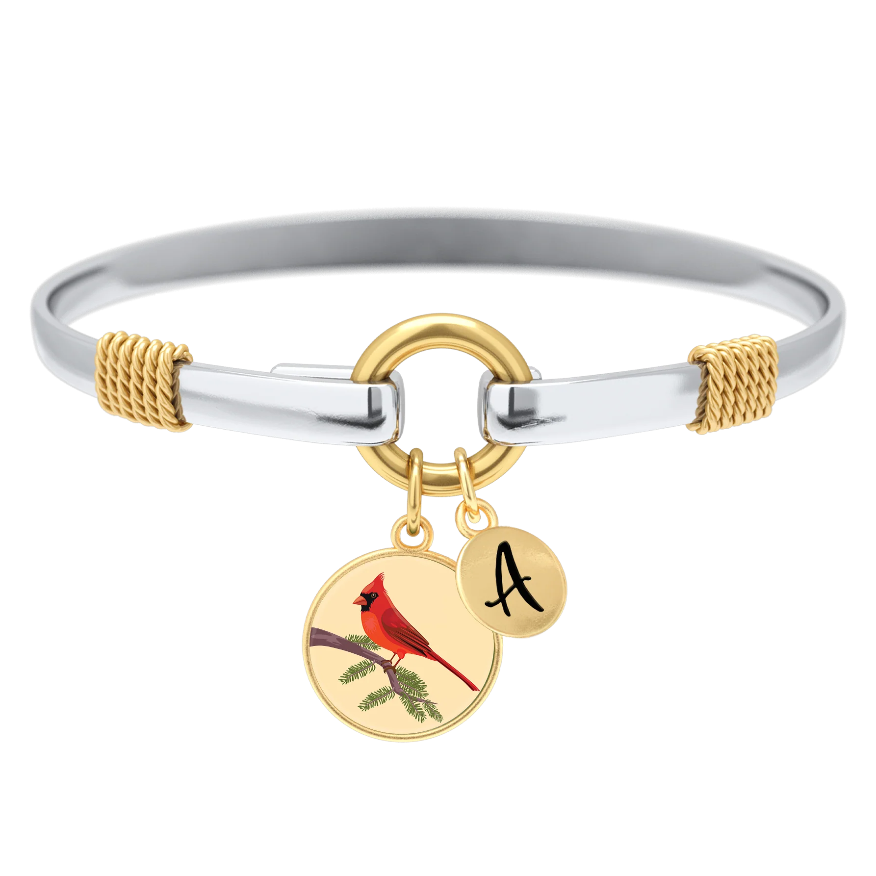 Cardinal - Two-Tone Custom Charm Bracelet - Image 6