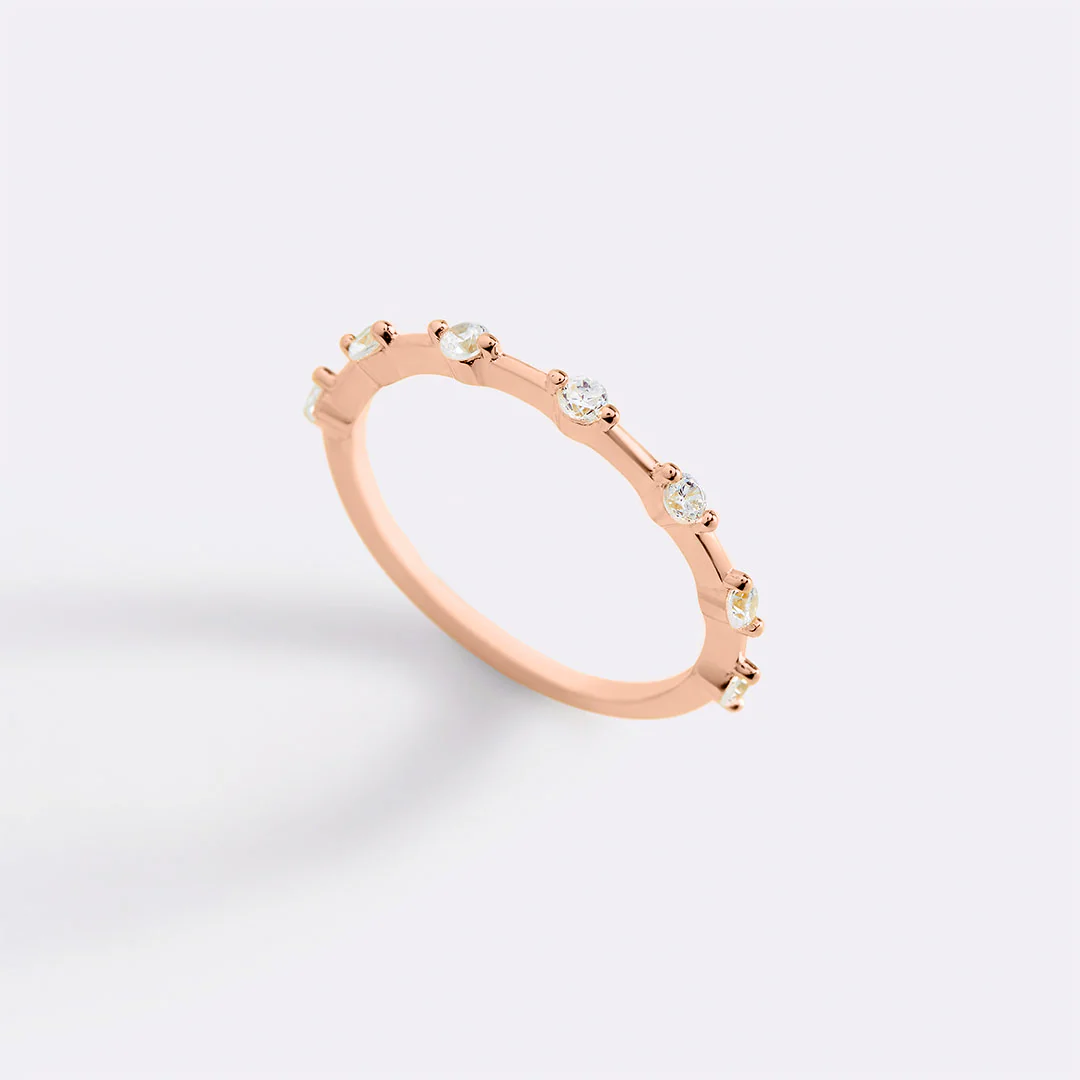 Ultra Thin Floating Eternity Ring - Image 15
