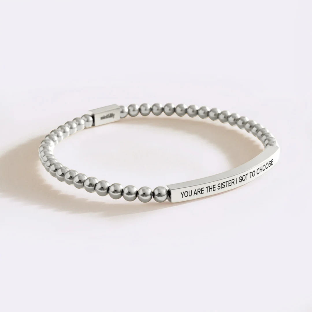 You Are The Sister I Got To Choose Beaded Inspire Bracelet - Image 13