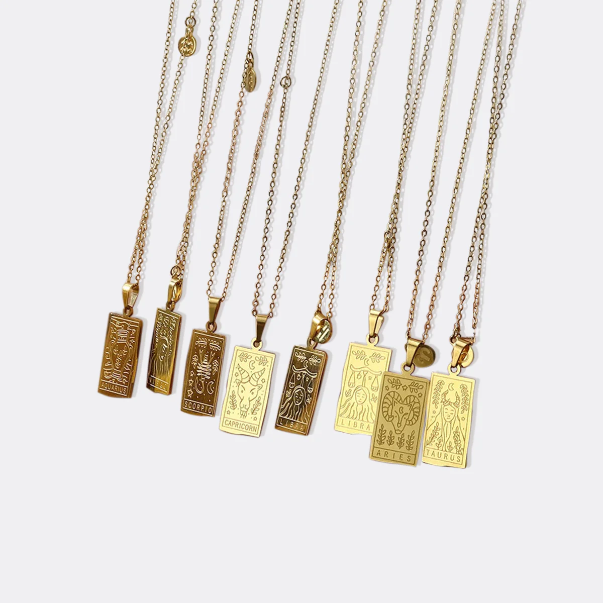 Zodiac Card Necklace - Image 38